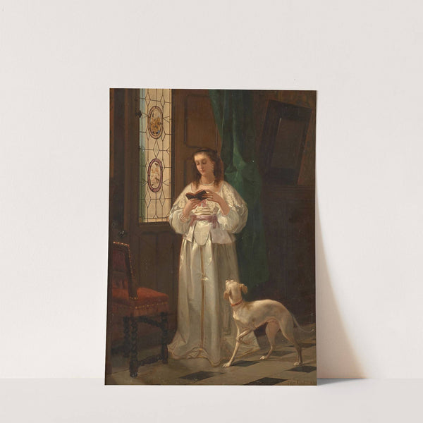 La lecture by Charles-Désiré Hue