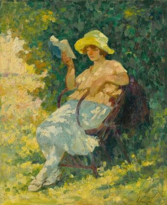 La lecture au jardin