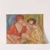 La Lecture, Deux Femmes Aux Corsages Rouge Et Rose by Pierre-Auguste Renoir