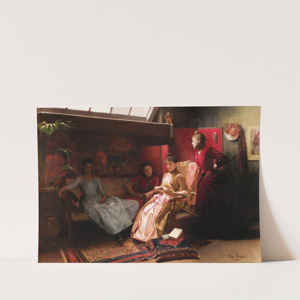 La Lecture by Emilio Boggio