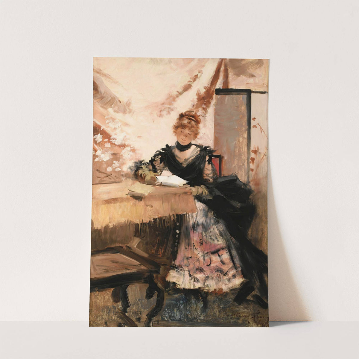 La lettre by François Flameng