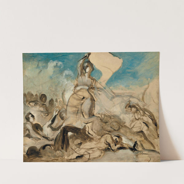 la liberté guidant le peuple (circa 1830) by Eugène Delacroix