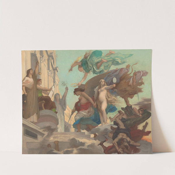 La Liberté victorieuse se soumet à la loi by Léon Pierre Urbain Bourgeois