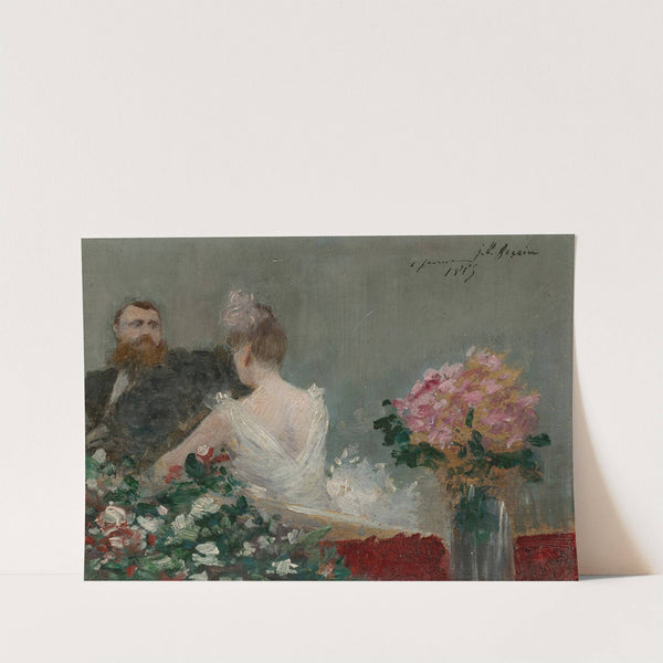 La loge fleurie (1885) by Jean-Louis Forain