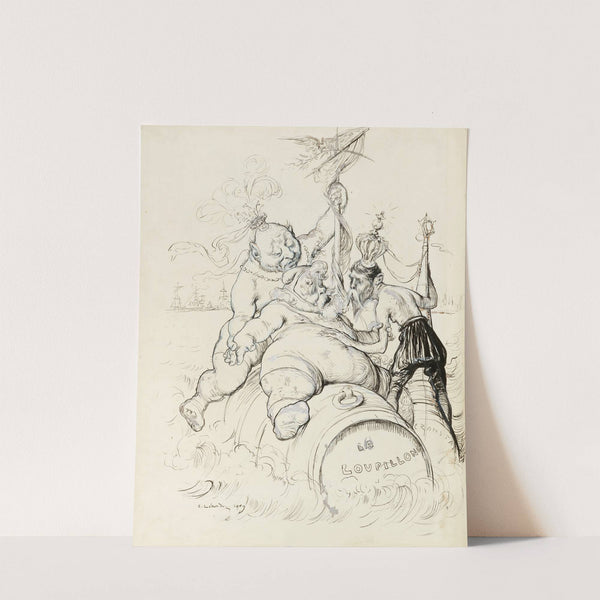 La Loupillone (1909) by Charles-Lucien Léandre