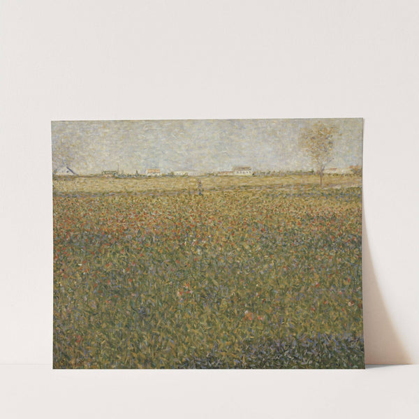 La Luzerne, Saint-Denis by Georges Seurat