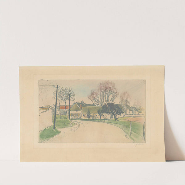 La maison à l’entrée du village (1902) by Théophile Alexandre Steinlen