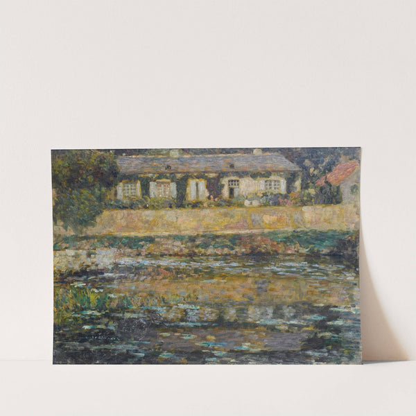 La maison au bord de l'eau, Montreuil-Bellay by Henri Le Sidaner