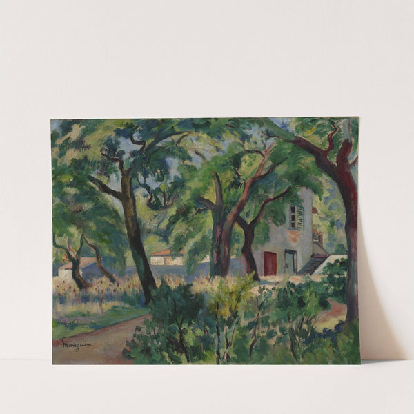 La Maison dans la forêt, Saint-Tropez by Henri Manguin