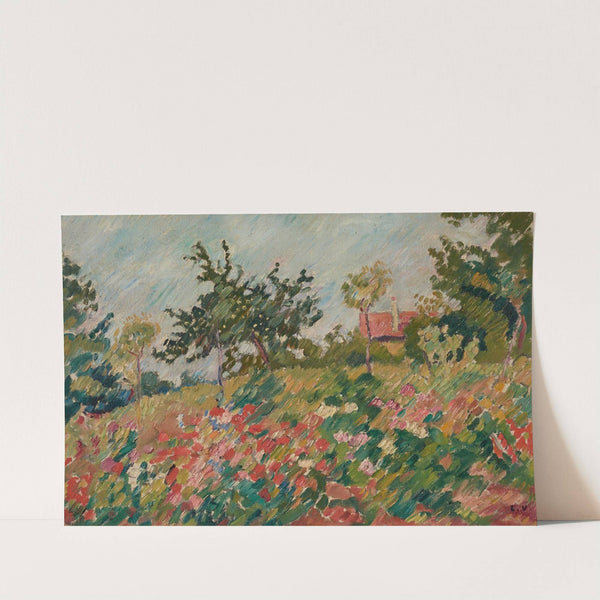 La maison dans le jardin fleuri by Louis Valtat