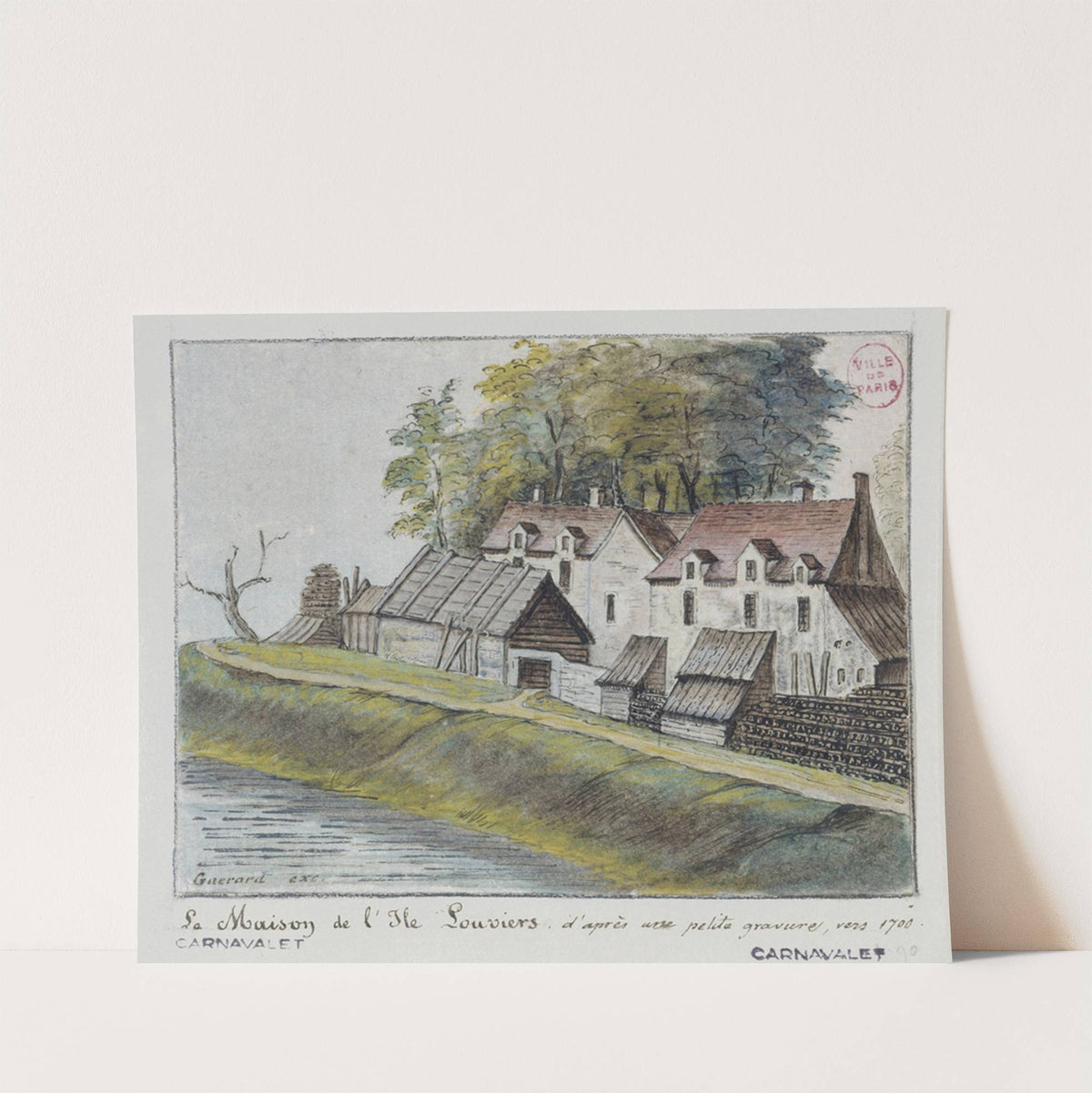 La maison de l’île Louviers (1801 - 1900) by Alfred Bonnardot