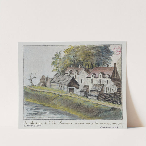 La maison de l’île Louviers (1801 - 1900) by Alfred Bonnardot