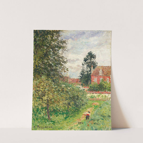 La Maison Des Anglais, Éragny (circa 1902) by Camille Pissarro