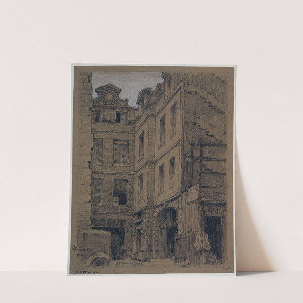 La maison du nº25 de la rue du Jour by Ferdinand Boberg