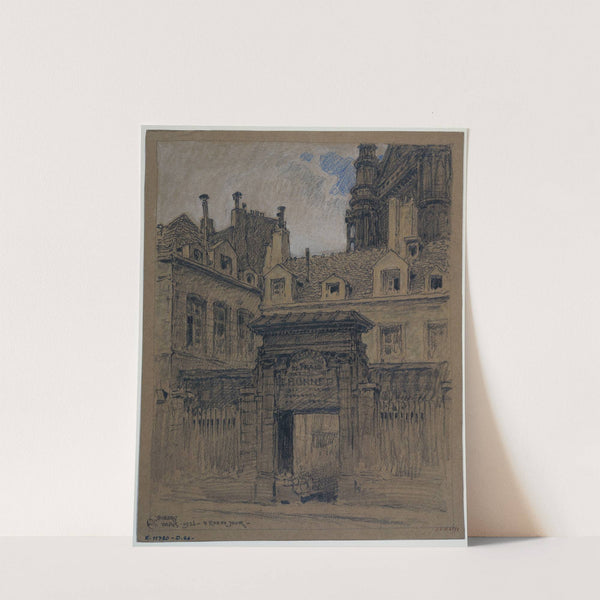 La maison du nº4 de la rue du Jour by Ferdinand Boberg