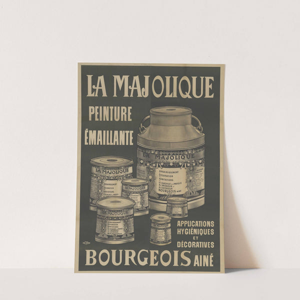 La Majolique, peinture émaillante. Applications hygiéniques et décoratives. Bourgeois, ainé (1899) by Imp. Paul Dupont