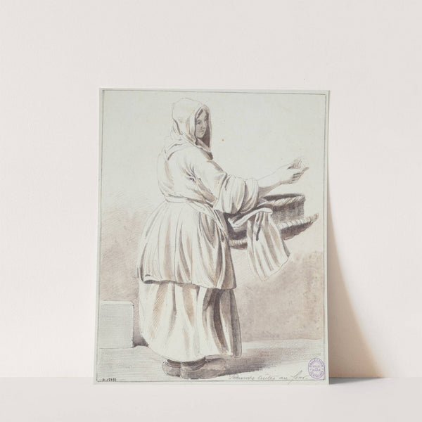 La marchande de pommes by Edmé Bouchardon