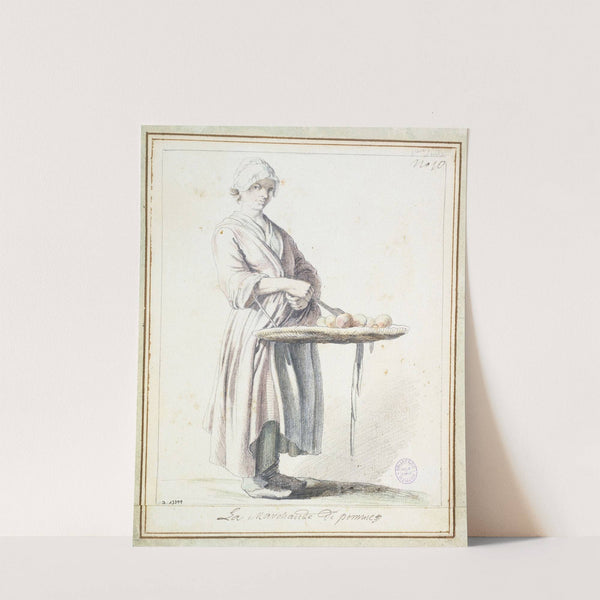 La marchande de pommes by Edmé Bouchardon