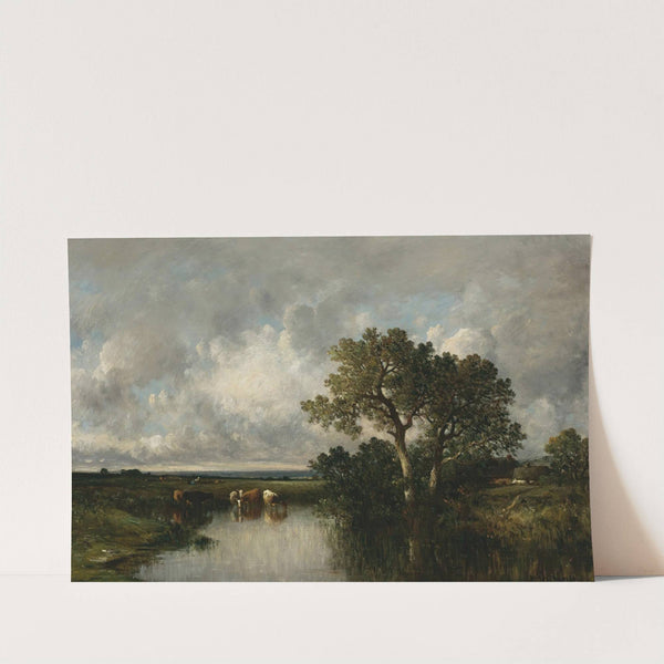 La Mare Aux Chênes by Léon-Victor Dupré