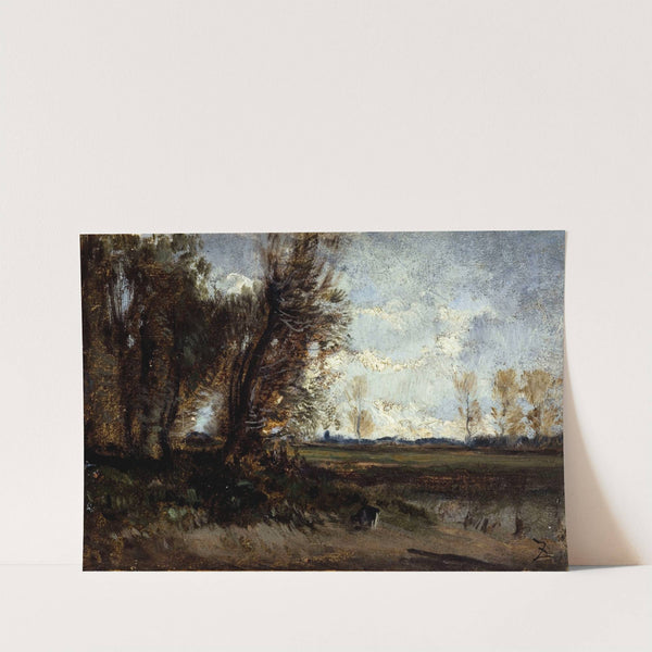 La mare (1850-1860) by Félix Ziem