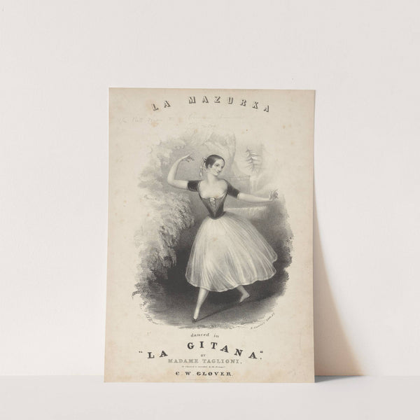 La mazurka danced in La gitana (1840) by Currier & Ives.
