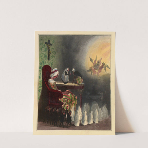 La mère Bridon va-t’en enfer (1833) by Honoré Daumier