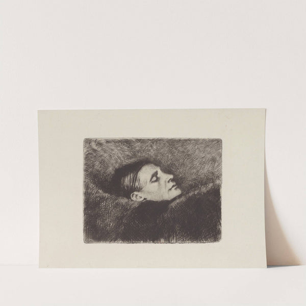 La mère de l’artiste sommeillant, de profil (1887) by Félix Vallotton