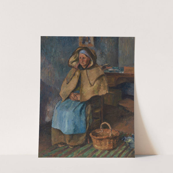 La Mère Gaspard, Pontoise (1876) by Camille Pissarro