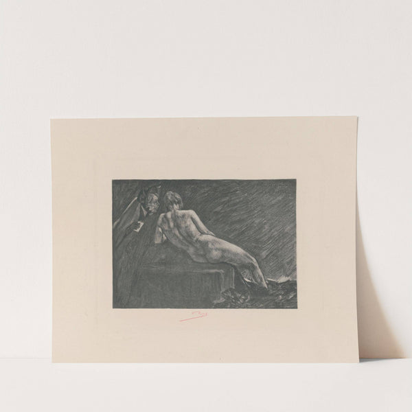 La messagère du Diable (1890) by Félicien Rops