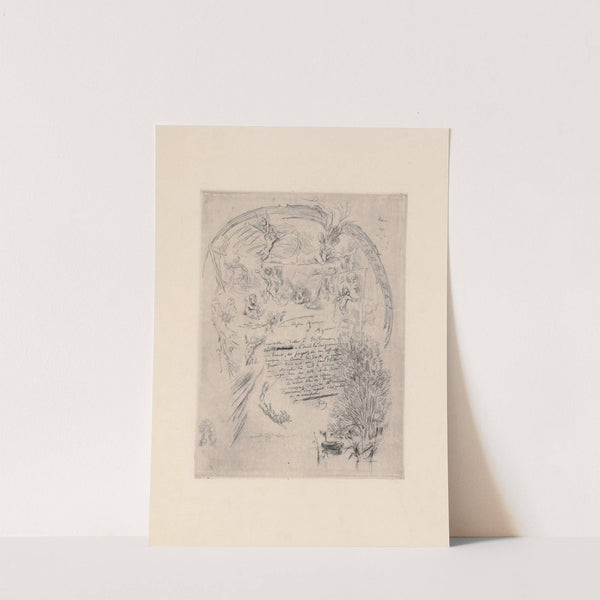 La migraine (1880) by Félicien Rops