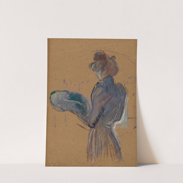 La Modiste, Mademoiselle Margouin by Henri de Toulouse-Lautrec