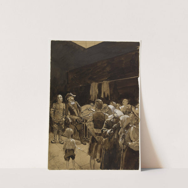 La morgue (1884) by Georges Antoine Rochegrosse