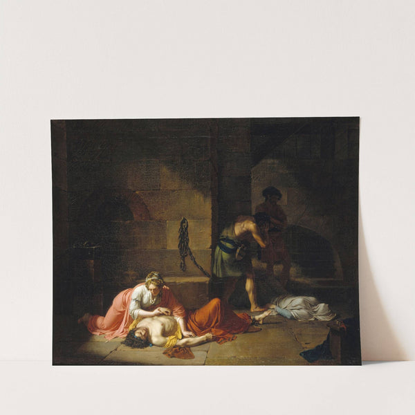 La Mort d’Agis (1789) by Nicolas-André Monsiau