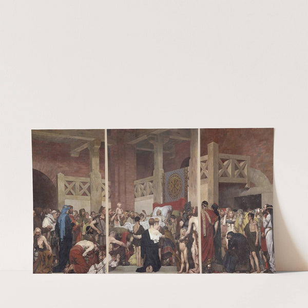 La Mort de sainte Geneviève (1874-1885) by Jean-Paul Laurens