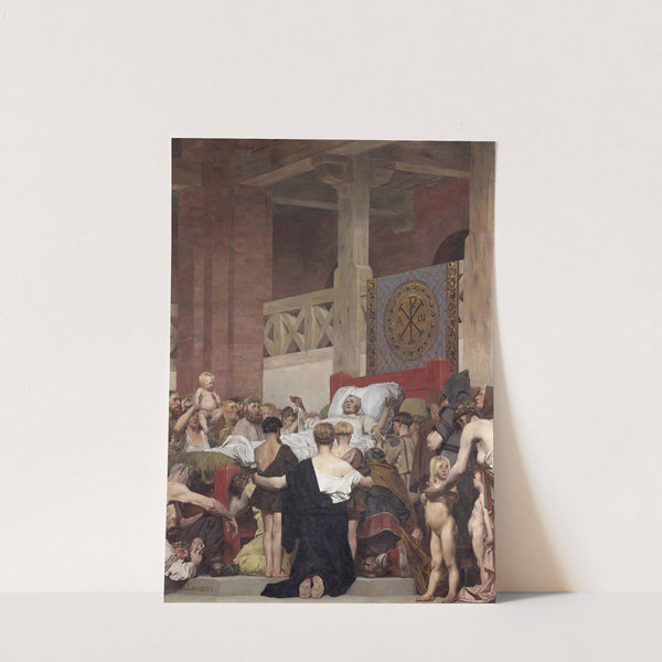 La Mort de sainte Geneviève (1874-1885) by Jean-Paul Laurens