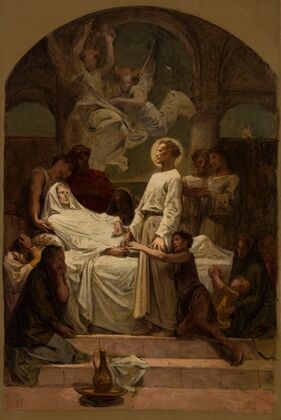 La mort de sainte Monique (1874)