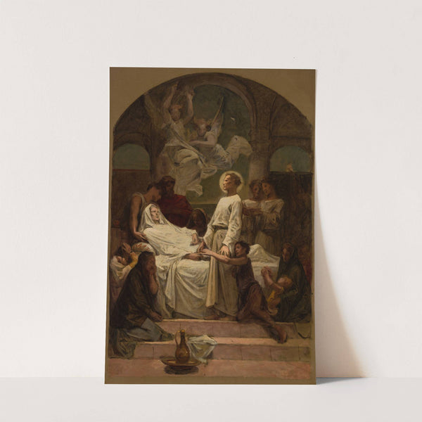 La mort de sainte Monique (1874) by Diogène Maillart