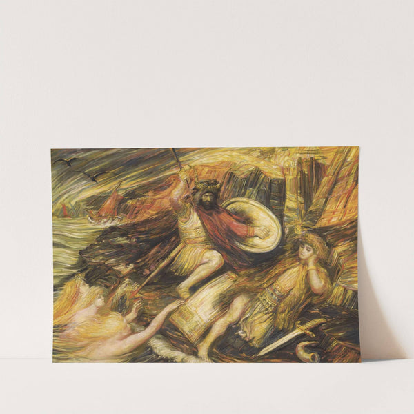 La mort de Siegfried by Henry de Groux