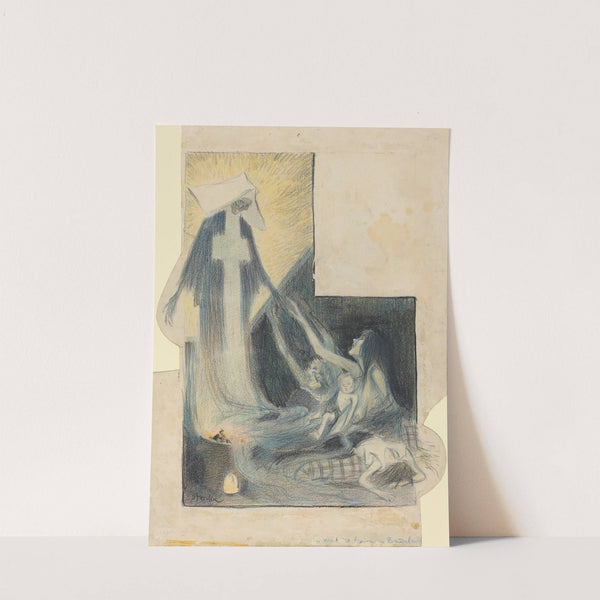 La mort des pauvres-Baudelaire by Théophile Alexandre Steinlen