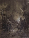 La mort du capitaine Franchetti en 1870