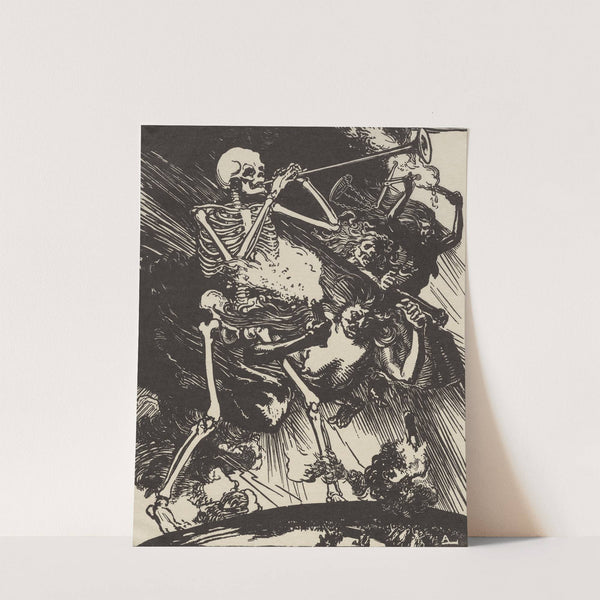 La Mort et les Passions fondant sur la terre (1914) by Auguste Louis Lepère