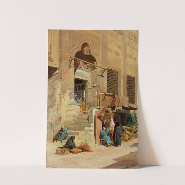 La Mosquée d’El Azar au Caire by Eugène Girardet