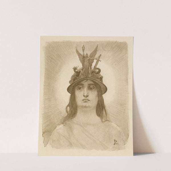 La Muse indignation (1884) by Jean-Paul Laurens