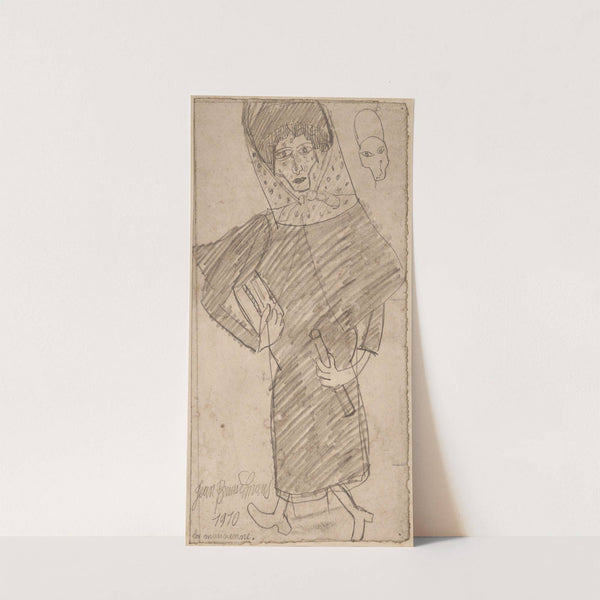 La musicienne (1910) by Jean Brusselmans