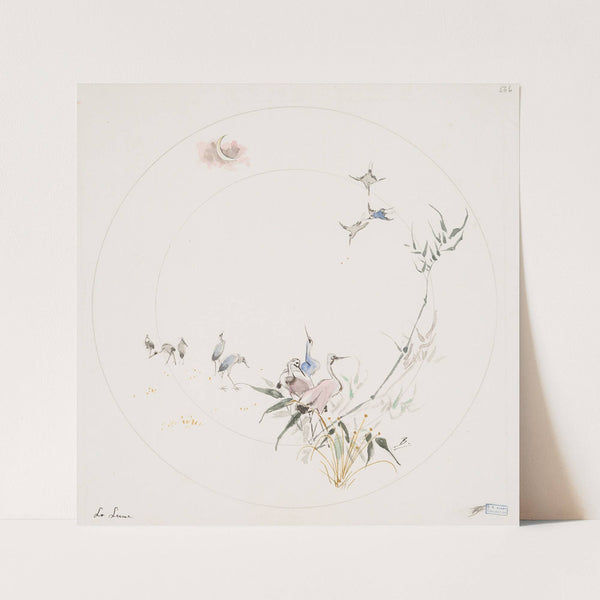 La neige (1875) by Félix Bracquemond