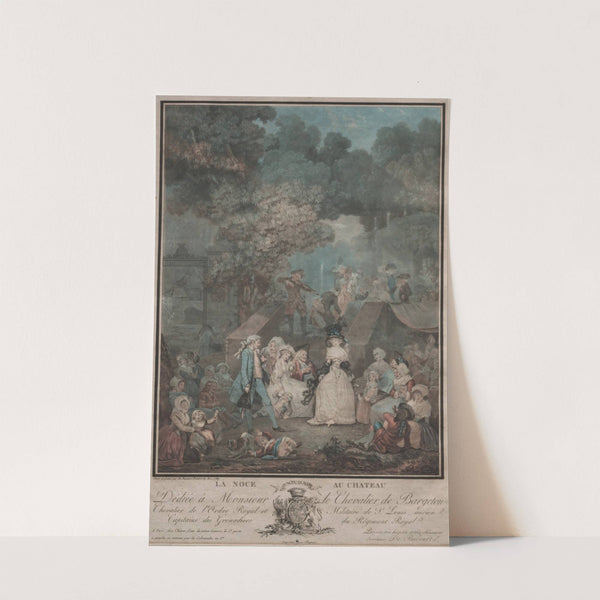 La Noce au Château (1789) by Philibert-Louis Debucourt