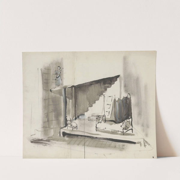 La Nuit – maquette de décor – chambre (1930) by Christian Bérard