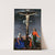 La obra muestra a Jesucristo crucificado junto a la Virgen María y San Juan Evangelista (1573) by Antonis Mor