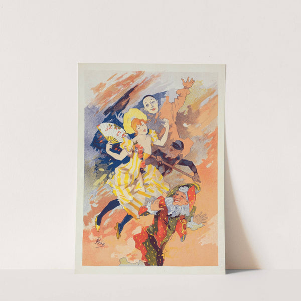 La Pantomime (1900) by Jules Chéret