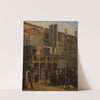 La Parade de Bobèche et Galimafré, boulevard du Temple (1820) by Jean Roller